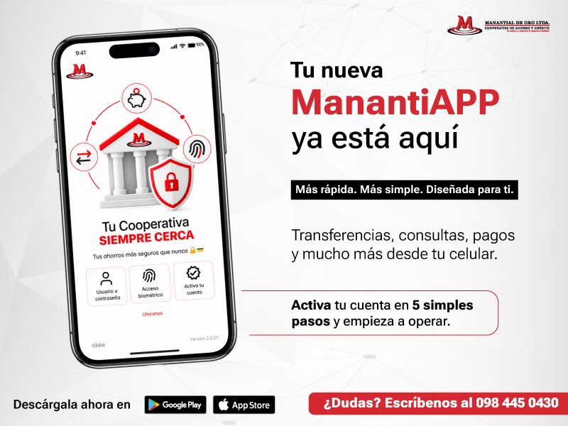 Tu nueva ManantiAPP ya está aquí